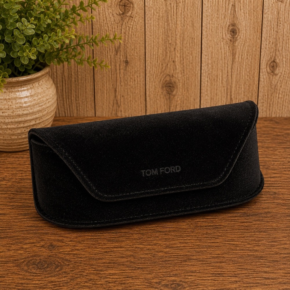Tom Ford Black Velvet Sunglasses Case Magnetic Closure Replacement Case Only